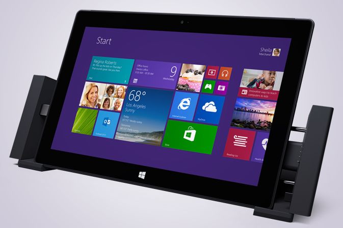 Surface Pro 2 jak stacja robocza w tablecie, Surface 2 z ekranem 1080p