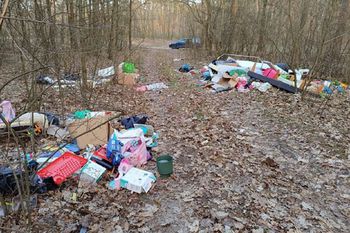 Wyrzucono 5 ton śmieci do lasu. Szokujący finał sprawy