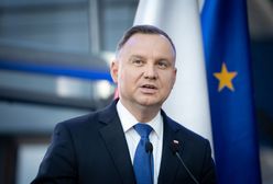 Cisza po pytaniu prowadzącego. Prezydent Duda: no comment