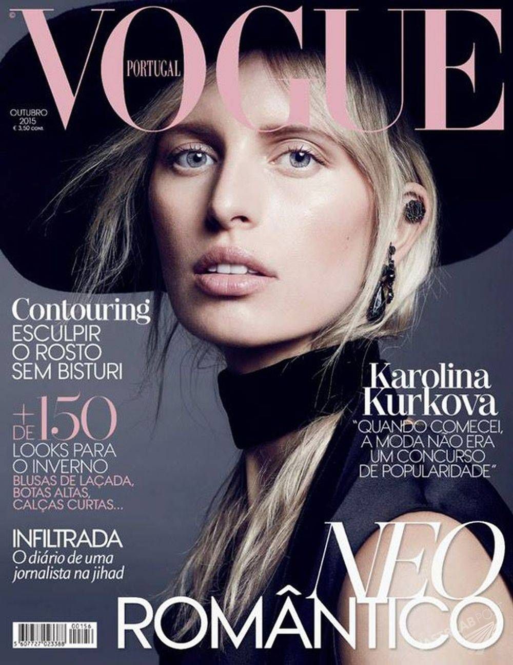 Karolina Kurkova na okładce Vogue'a