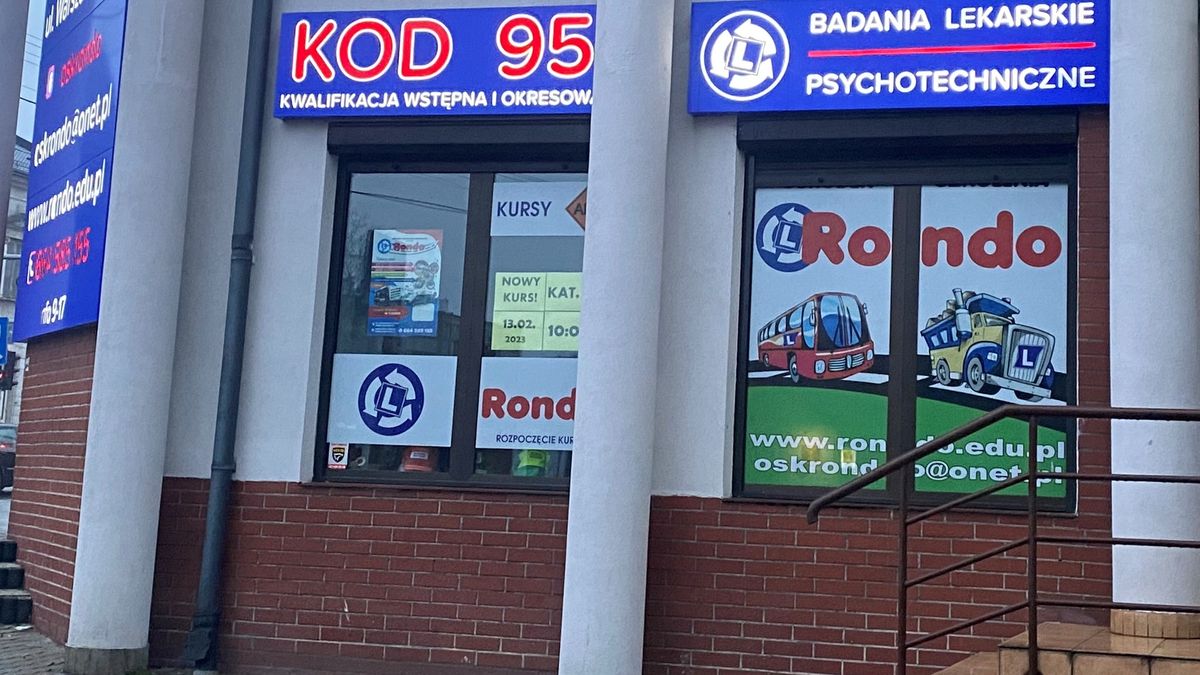 Niektóre ośrodki szkoleniowe bardziej chwalą się możliwością zdobycia kodu 95 niż innych uprawnień