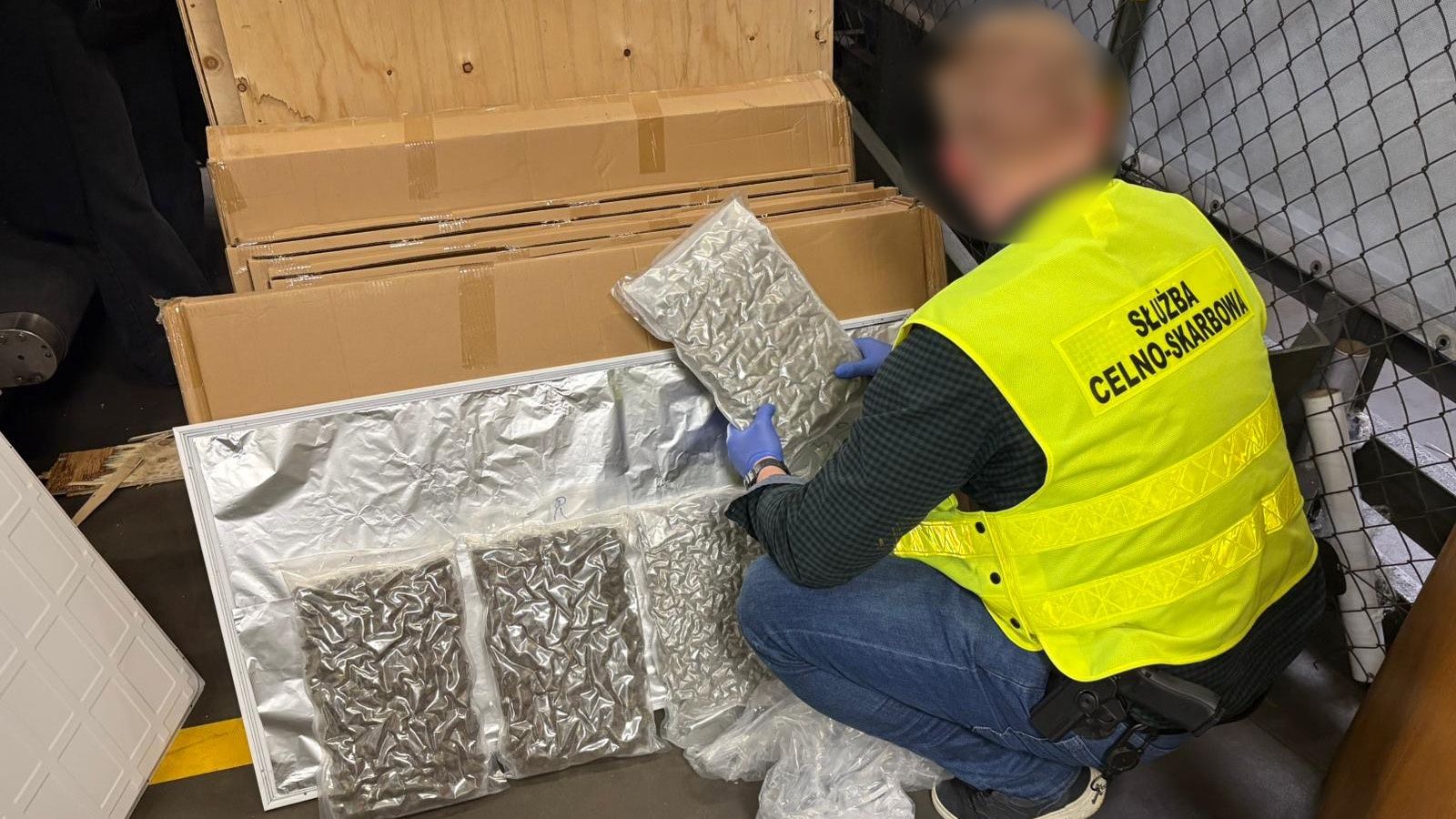 Ukryli 90 kg marihuany w panelach LED. Służby udaremniły przemyt