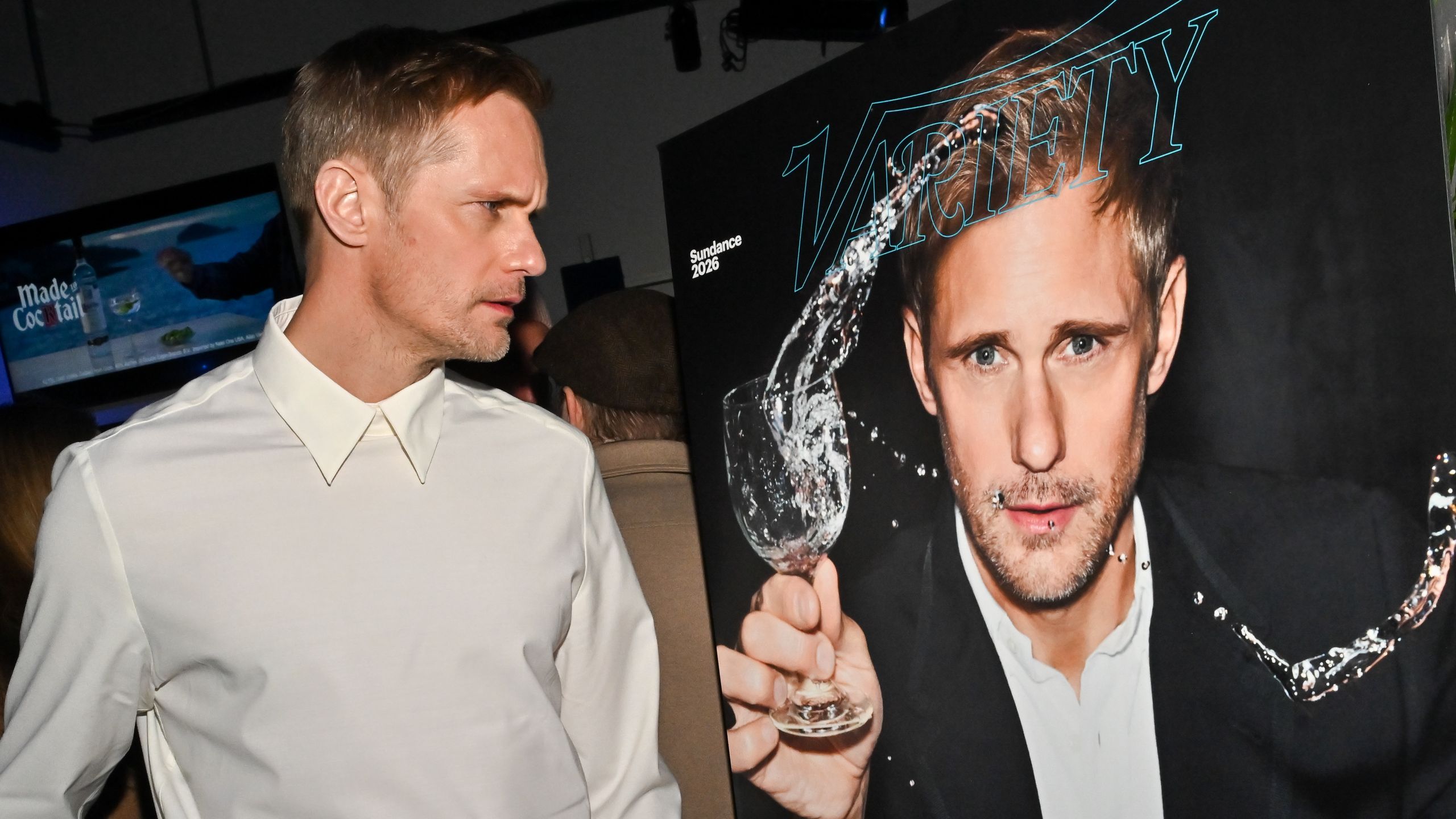 Alexander Skarsgard at Variety Cover Party at the 2026 Sundance Film Festival Presented by United Airlines at United Airlines Lodge on January 24, 2026 in Park City, Utah. (Photo by Michael Buckner/Variety via Getty Images)