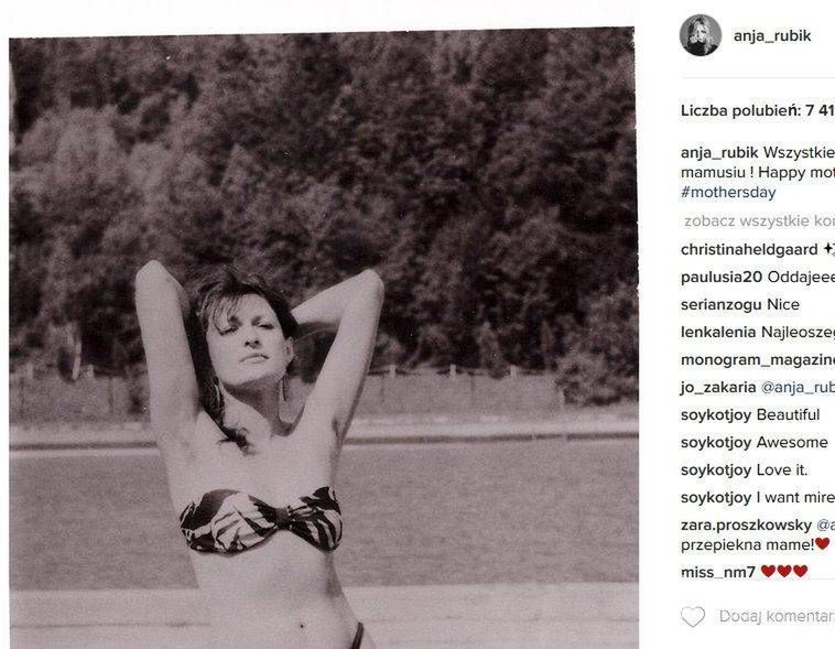 Anja Rubik (fot. Instagram)