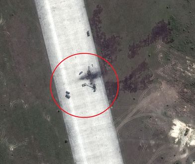 Wybuch na lotnisku w Białorusi? Zdjęcia satelitarne potwierdzają
