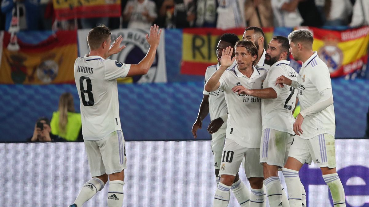 PAP/EPA / Na zdjęciu: radość piłkarzy Realu Madryt