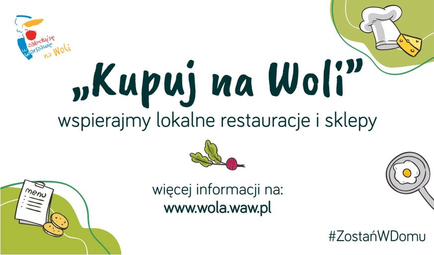 Koronawirus w Warszawie. Akcja „Kupuj na Woli”. Wsparcie sklepów i restauracji