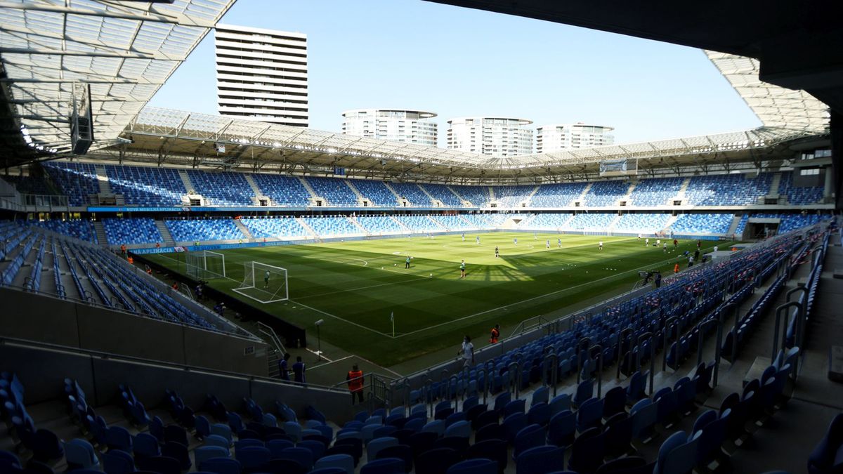 Getty Images / Grega Valancic/Sportsfile via Getty Images / Na zdjęciu: stadion Slovana Bratysława