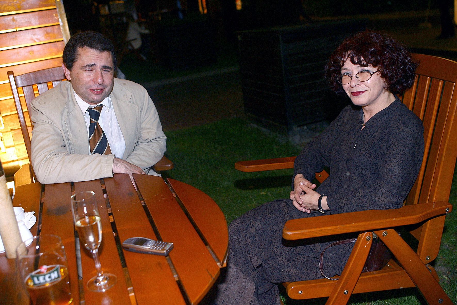 Bronisław Wildstein i Elżbieta Kruk