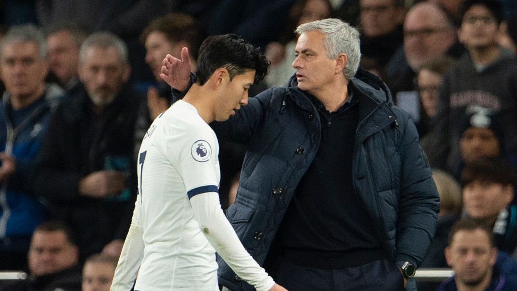 Zdjęcie okładkowe artykułu: Getty Images / Na zdjęciu: Heung-Min Son (L) i Jose Mourinho (P)