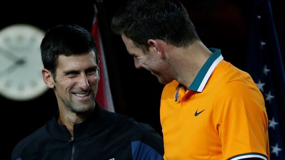 Getty Images / Mohammed Elshamy/Anadolu Agency / Na zdjęciu: Novak Djoković i Juan Martin del Potro