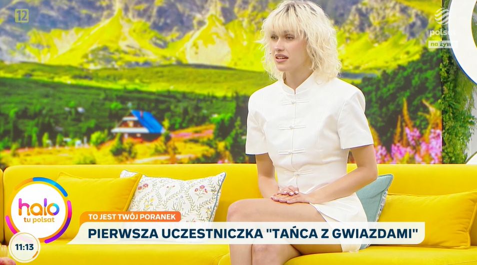 Helena Englert w "Halo tu Polsat"
