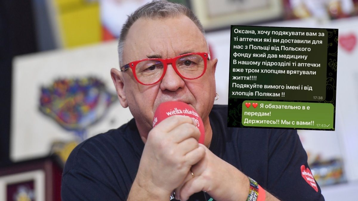 Jerzy Owsiak otrzymał poruszającą wiadomość z Ukrainy 