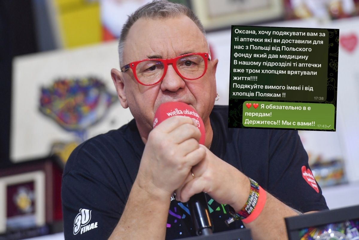 Jerzy Owsiak otrzymał poruszającą wiadomość z Ukrainy 
