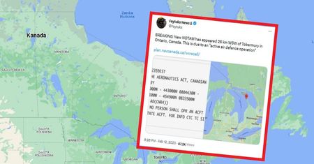 Niepokojące doniesienia z Kanady. "Nowy NOTAM"