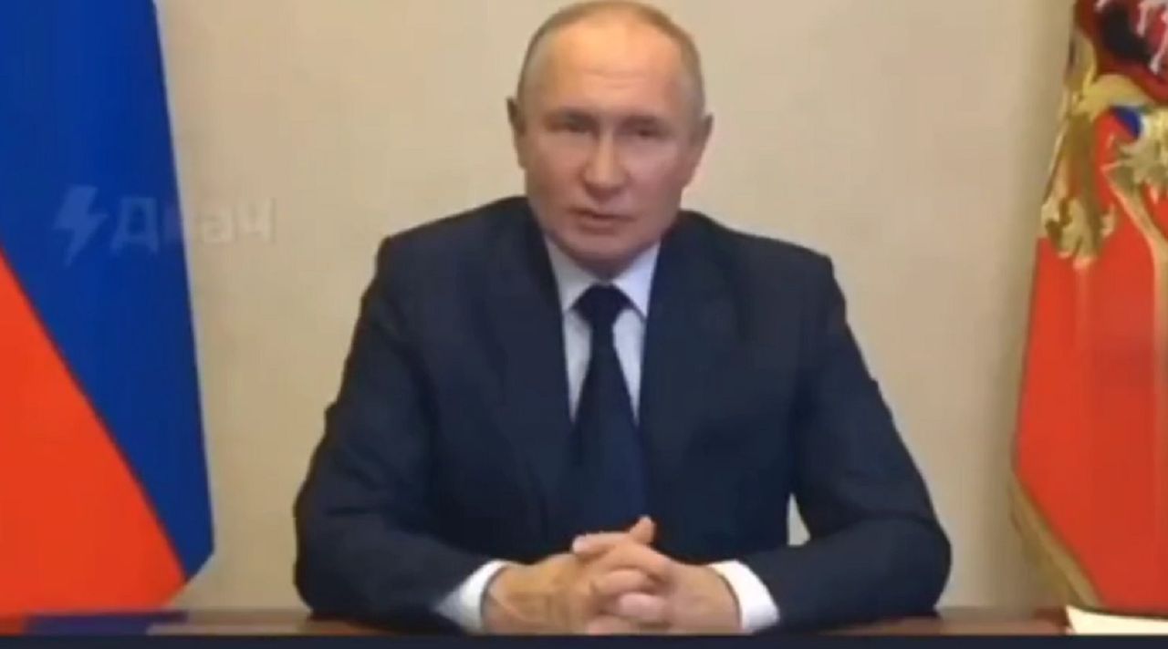 Vladimir Putin ponders on the history of the globe.