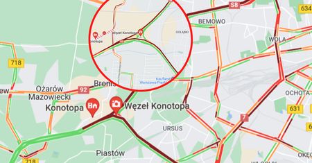 Karambol na A2. Gigantyczne korki