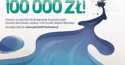 Biedronka daje 100 tys. zł. Wystarczy napisać książkę