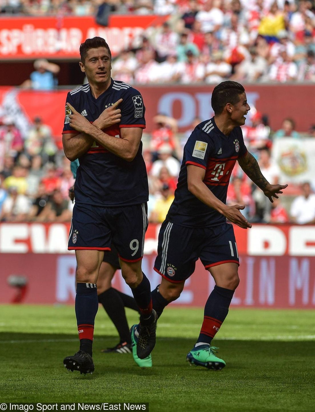 Robert Lewandowski w meczu Bayern Monachium z Koeln