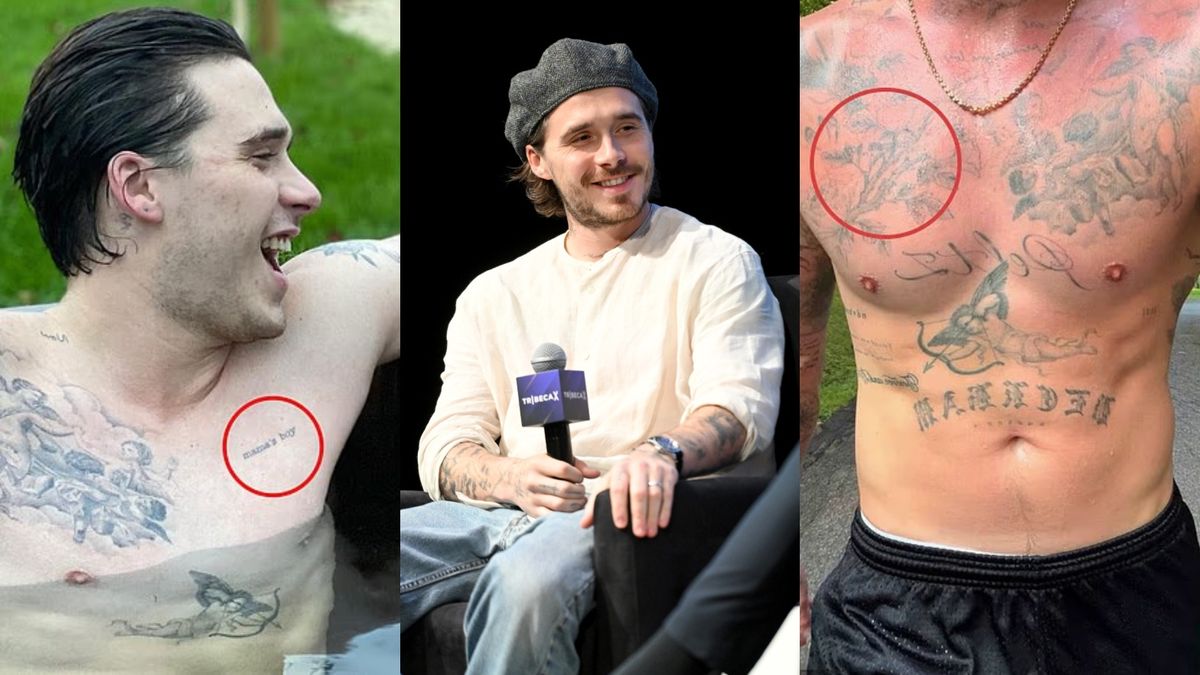 Brooklyn Beckham zakrywa kolejne tatuaże