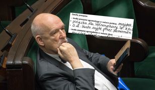 Oświadczenie majątkowe Janusza Korwin-Mikkego. Problemy z komornikiem