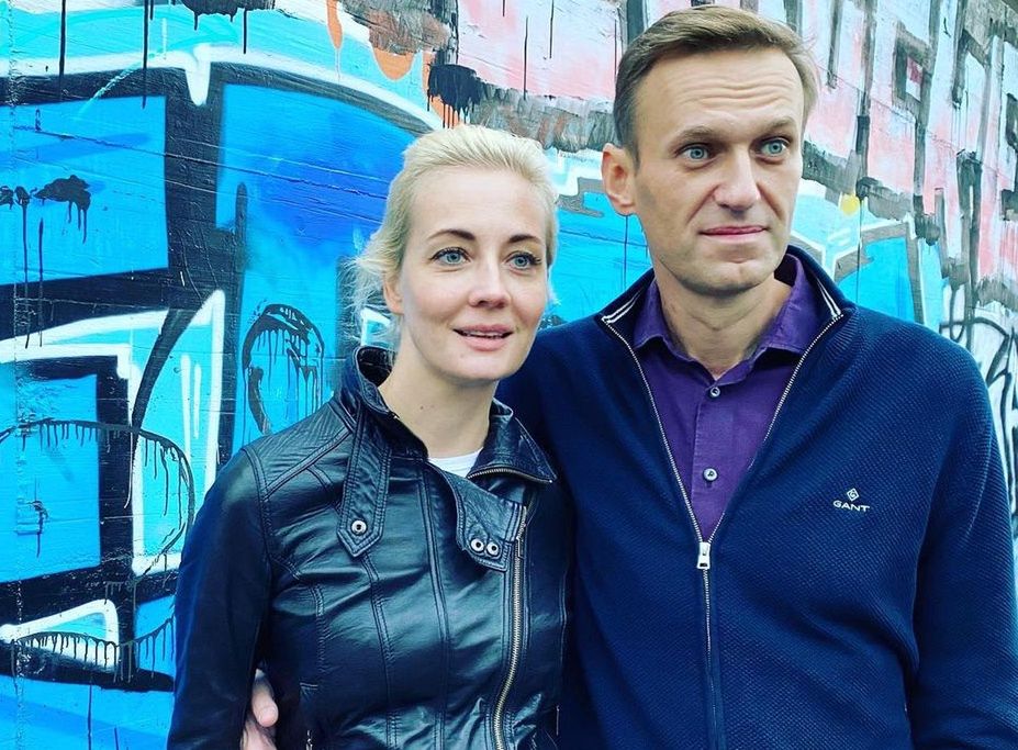 Julia Nawalna z mężem Aleksiejem