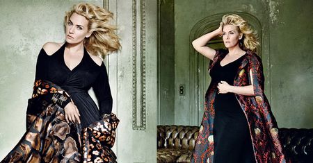 Kate Winslet w ciąży w "Vogue'u"! (FOTO)