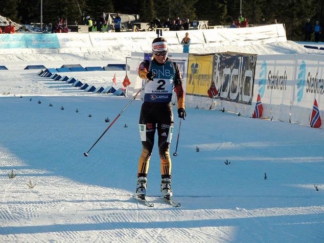 Andrea Henkel dwukrotnie wygrała w Sjusjoen (foto: facebook.com/andreahenkel.de)