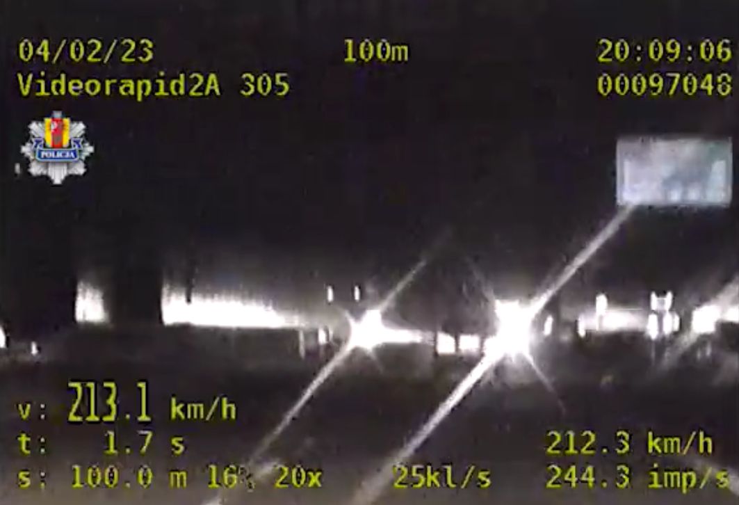 Pędził 213 km/h. Tak tłumaczył się policjantom