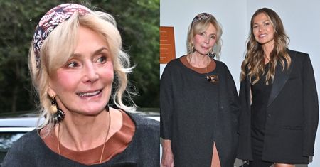 Dawno niewidziana Anna Woźniak-Starak przybywa na imprezę "Vogue'a" na pogawędki z Anną Lewandowską (ZDJĘCIA)