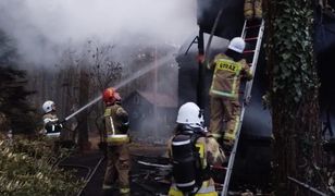 Pożar domku letniskowego. Wydobyli ciała z pogorzeliska