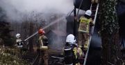 Pożar domku letniskowego. Wydobyli ciała z pogorzeliska