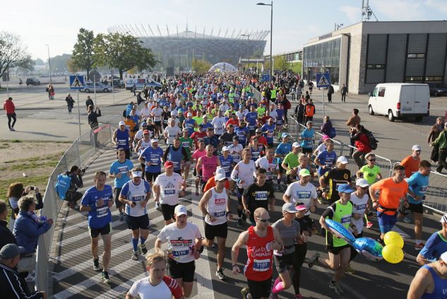 Start 37. Maratonu Warszawskiego (Fot. PAP)