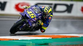 MotoGP: deszcz niestraszny Danilo Petrucciemu. Upadek i problemy Valentino Rossiego