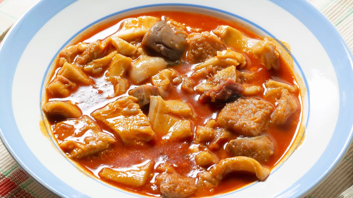 Gulasz z wołowych żołądków