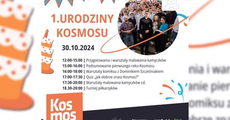 Świętuj urodziny przestrzeni młodych „Kosmos”. Już ponad 5000 osób odwiedziło to miejsce! Atrakcje i nagrody