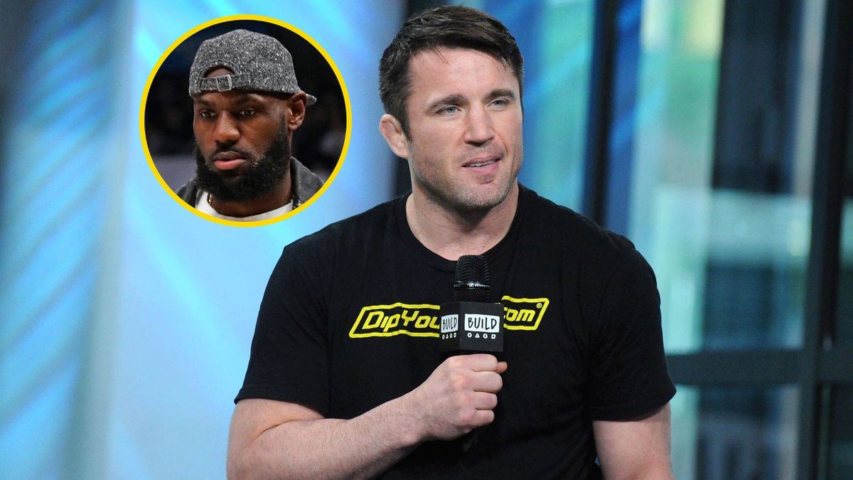 Getty Images / Na zdjęciu: Chael Sonnen / w kółku: LeBron James