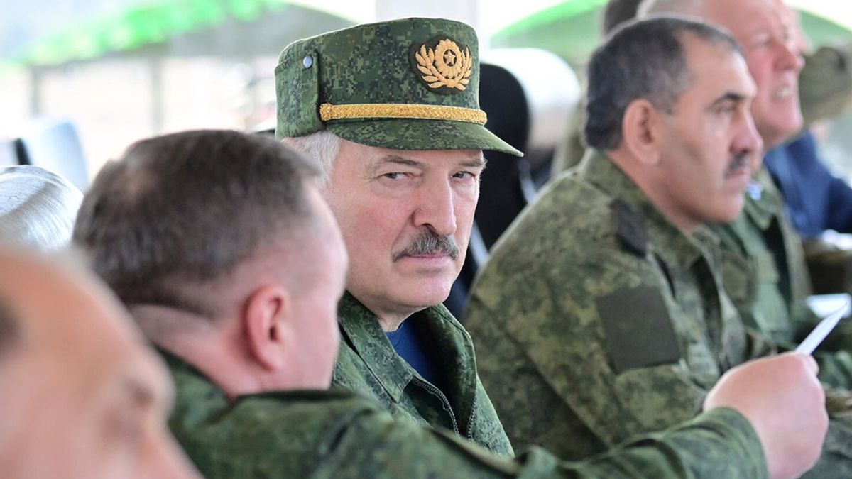 Prezydent Białorusi pojawił się na manewrach Zapad-2021