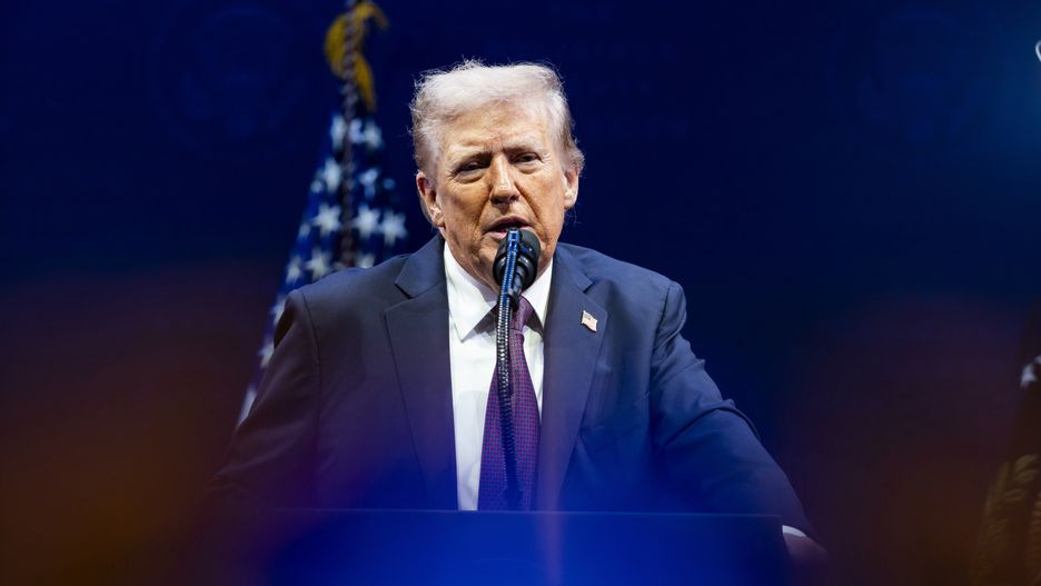 US President Donald Trump speaks at the religious liberty commission at the Museum of the Bible in Washington, DC, USA, 08 September 2025. Trump spoke about religion in schools, limiting transgender surgeries, and his administration's attempt to end what he termed the woke agenda. EPA/JIM LO SCALZO / POOL Dostawca: PAP/EPA.