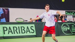 Challenger Poznań: Hubert Hurkacz przegrał z rywalem i deszczem