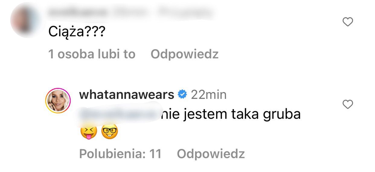 Anna Skura odpowiedziała internautce na pytanie o ciąże