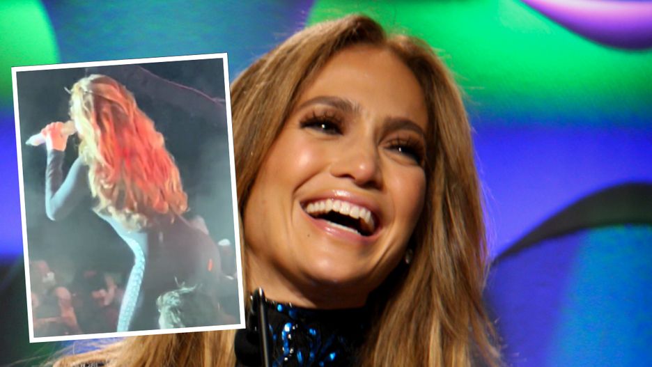 J.Lo pokazała filmik ze swojej wpadki
