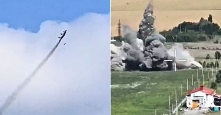 Brawurowy atak pilota MiG-29. Moment uderzenia w Rosjan z francuskich rakiet