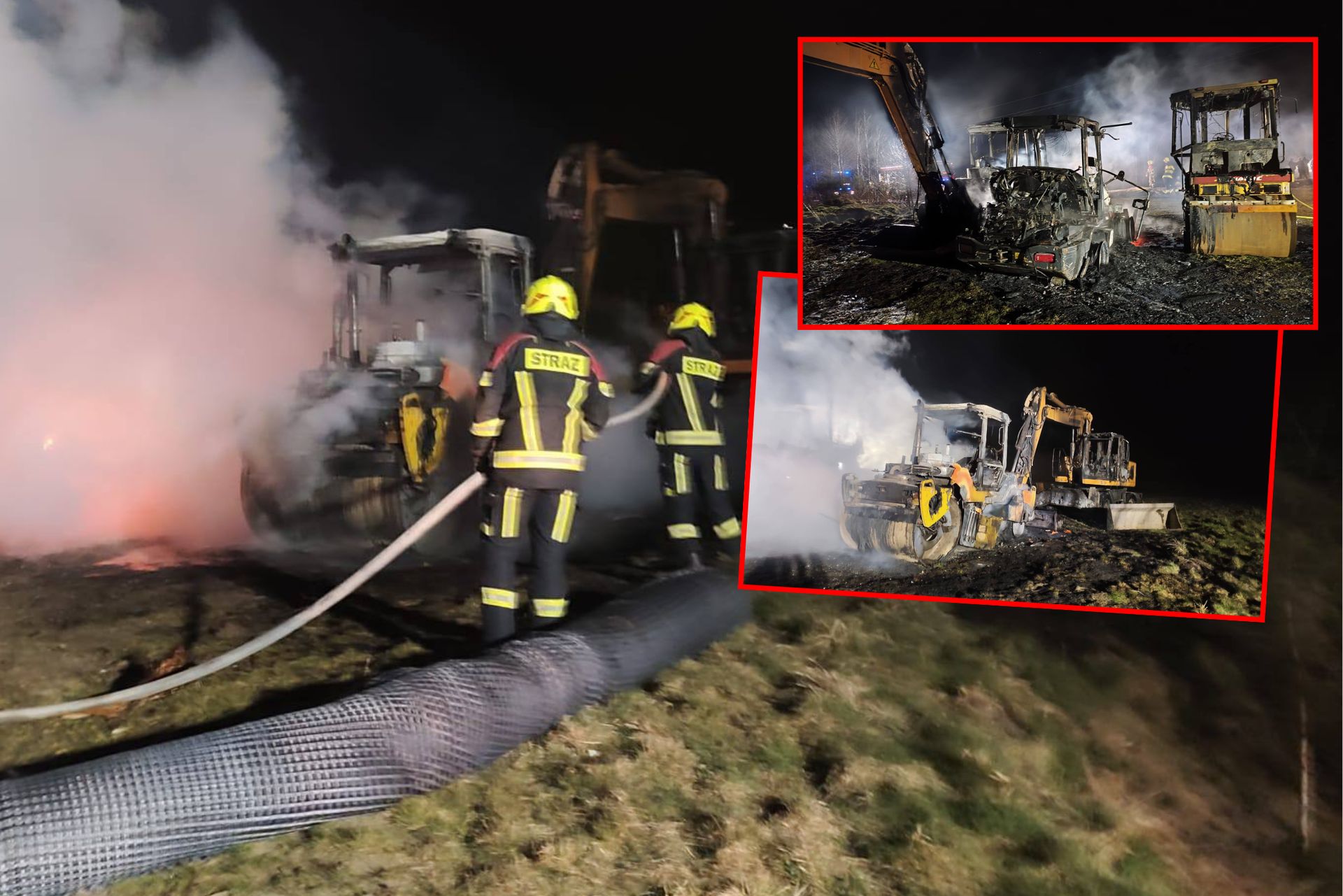 Sabotaż na budowie elektrowni? Potężny pożar na Pomorzu