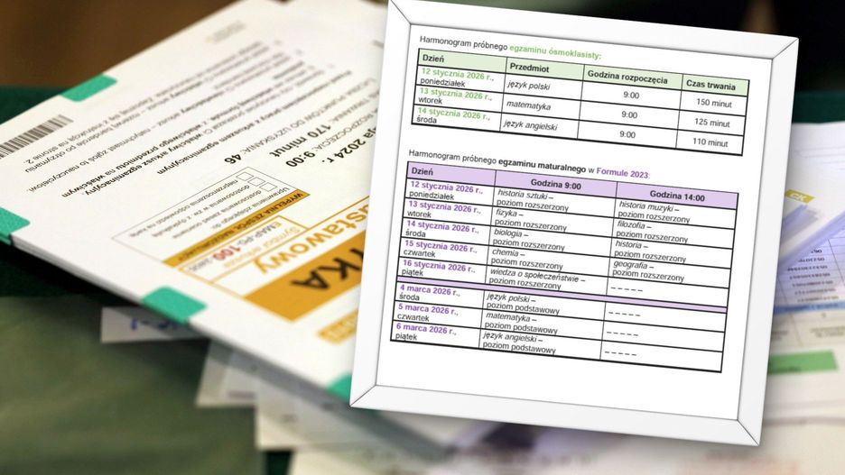 Wiemy już, kiedy będą próbne egzaminy.