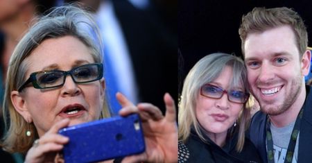 Ostatnie "selfie" Carrie Fisher. Zgodziła się na nie pod jednym warunkiem... (FOTO)