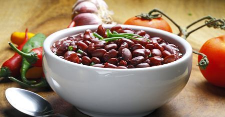 Czerwona fasola nerkowata gotowana bez dodatku soli
