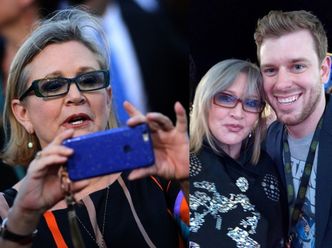 Ostatnie "selfie" Carrie Fisher. Zgodziła się na nie pod jednym warunkiem... (FOTO)