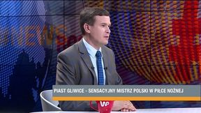Witold Bańka dowcipnie o mistrzostwie Piasta Gliwice. "Cytując klasyka, to truskawka na torcie"