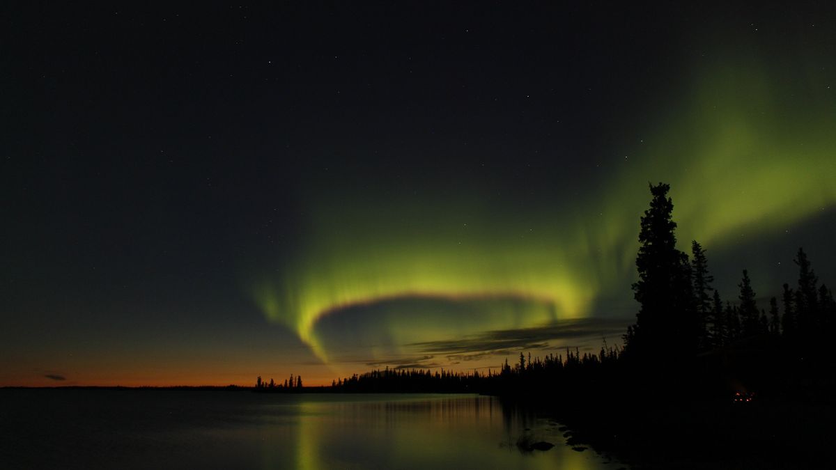 Zorza polarna. Zdjęcie ilustracyjne.